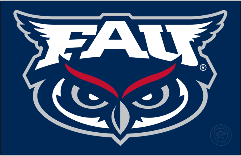 Florida Atlantic Owls 2018-Pres Primary Dark Logo t shirts iron on transfers